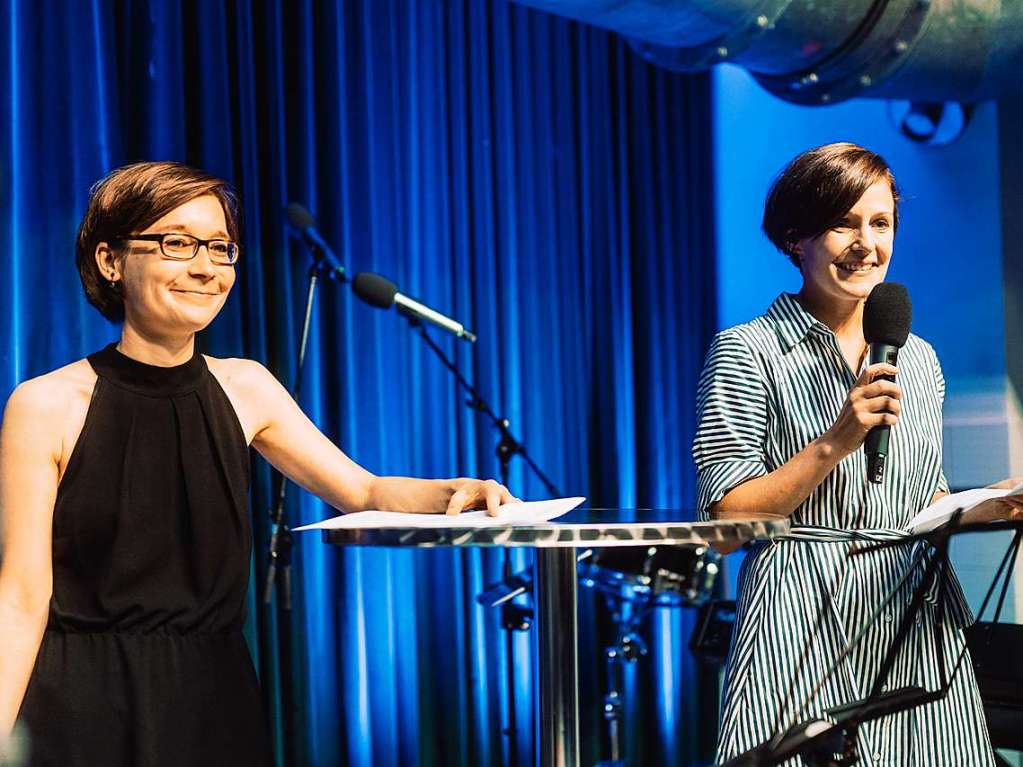 Kathrin Blum (l., Breisgauredaktion) und Yvonne Weik (Stadtredaktion Freiburg)