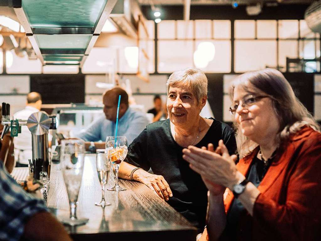 Rita Schmid aus der Freiburger Stadtredaktion und Gaby Menzel aus dem Freiburger Pressehaus.