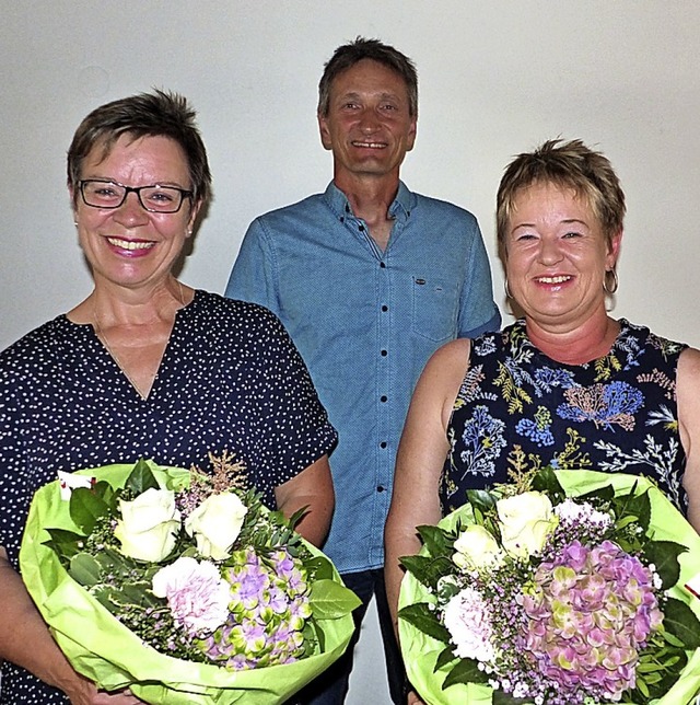 Ursula Schler, Friedhelm Rinklin, Sab...inks) wurden aus de Rat verabschiedet.  | Foto: Claudia Bachmann-Goronzy