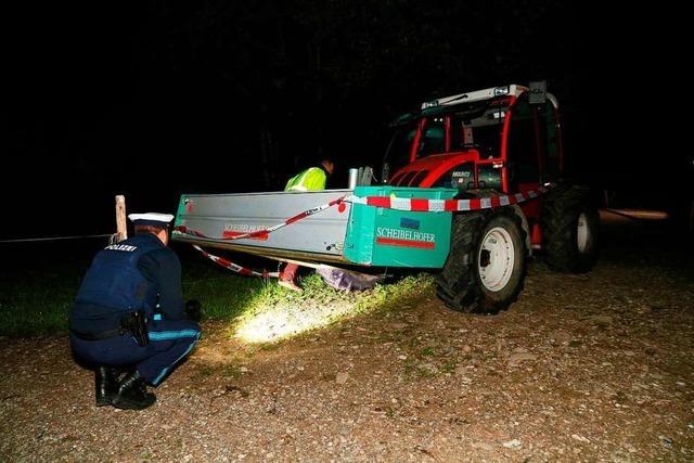 Kinder bei Traktorunfall gettet