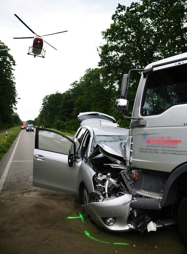 Anfang Juni ereignete sich ein tdlicher Unfall bei Gundelfingen.   | Foto: Patrick Seeger/DS