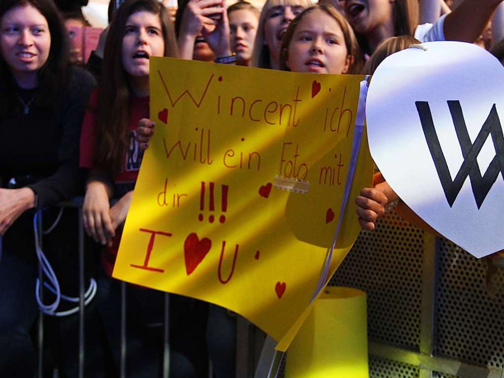 Vincent Weiss verzaubert vor allem die weiblichen Fans.