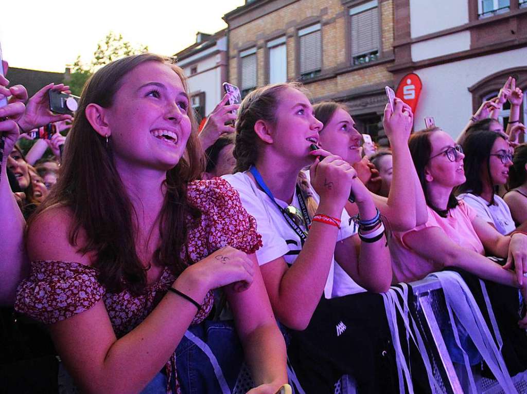 Vincent Weiss verzaubert vor allem die weiblichen Fans.