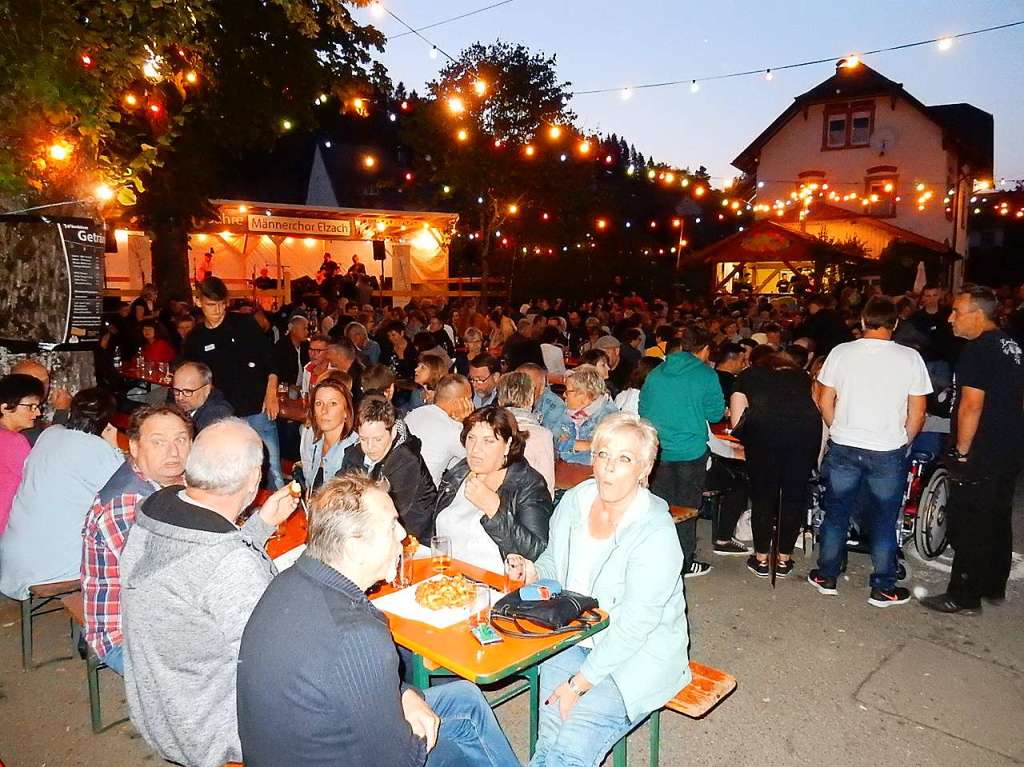 Im Mittelpunkt des Wrthfestes stand das 150jhrige Jubilum des Mnnerchor Elzach.