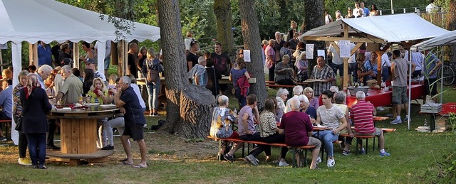 Gut besucht war das Bachpromenadenfest in Meienheim.   | Foto: Hans Spengler