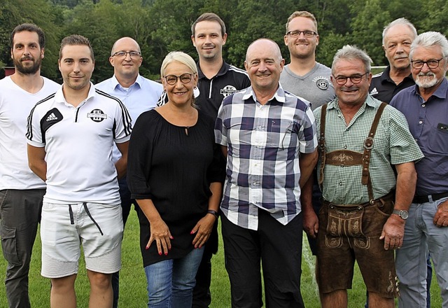 Ausgezeichnet: die vom FC Wallbach und...egethoff, Florian Thomann und Tim Link  | Foto: Gerd Leutenecker