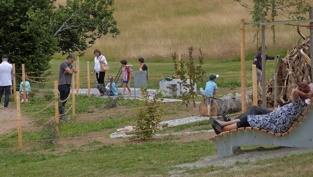 In Windeseile waren die Himmelsliegen ...becken herrschte begeisterter Andrang.  | Foto: suedkurier