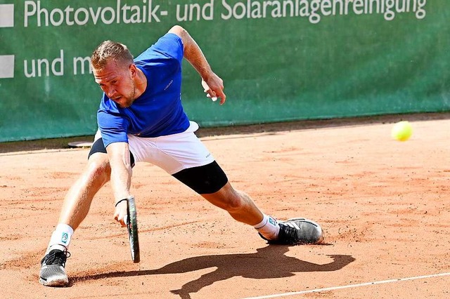 Adrian Obert beim Saisonauftakt in der zweiten Bundesliga.  | Foto: Wolfram Khli