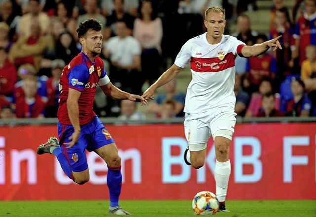 Zwei Routiniers, die erst zur Schlussp... Stocker (links) und Holger Badstuber   | Foto: Meinrad Schn