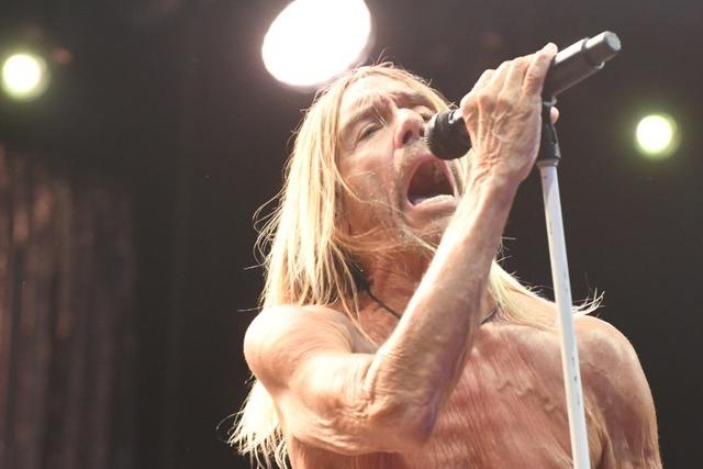 Fotos: Iggy Pop auf dem Lrracher Marktplatz beim Stimmen-Festival