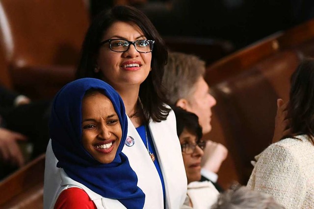 Die Abgeordneten Ilhan Omar und Rashida Tlaib  | Foto: SAUL LOEB (AFP)