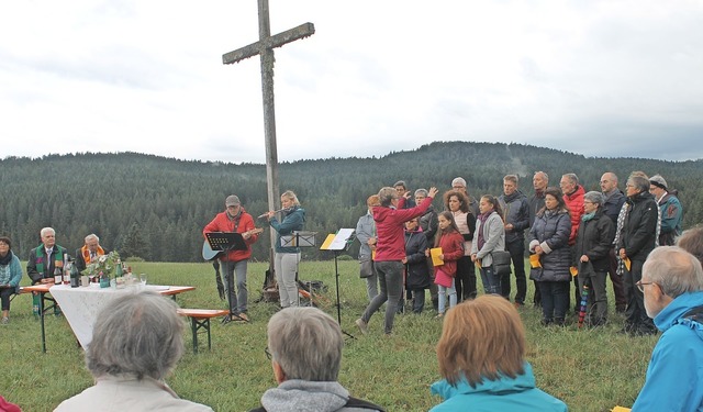 kumenischer Berggottesdienst auf dem Ziegelfeld   | Foto: Cornelia Liebwein