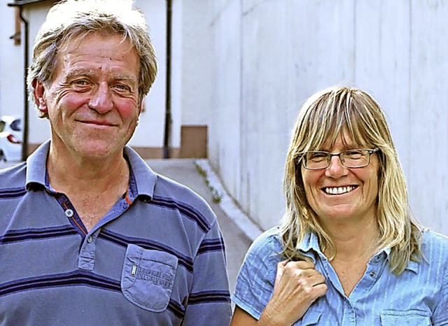 Reinhard Zahn und Doris Leymeier von der Caritas   | Foto: Sattelberger