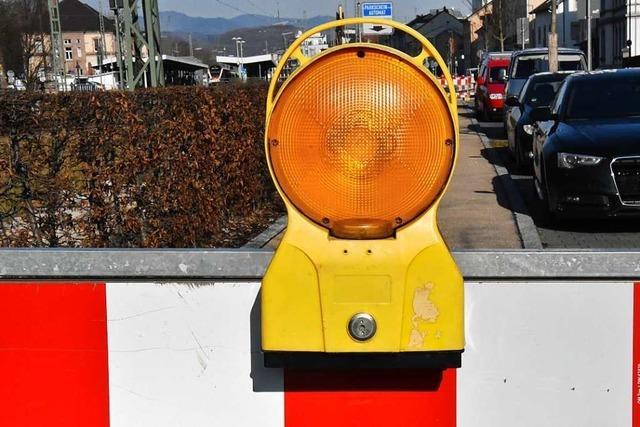 Gehweg der Hllentalbahnbrcke in Freiburg ist am Donnerstag fr sechs Stunden gesperrt