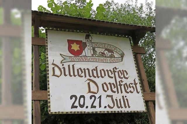 Am Wochenende geht es rund in Dillendorf