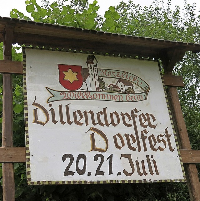 Am Wochenende geht das Dillendorfer Do...schaft freut sich auf viele Besucher.   | Foto: Erhard Morath