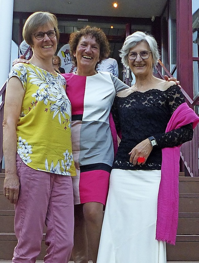 Die Grnderinnen des Mtterzentrums (v...usch, Christine Gfrrer und Gaby Thoma  | Foto: Claudia Bachmann-Goronzy