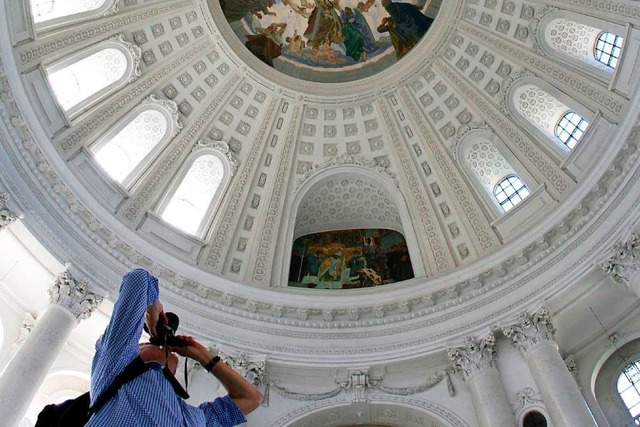 Die Kuppel des Doms in St. Blasien  | Foto: dpa