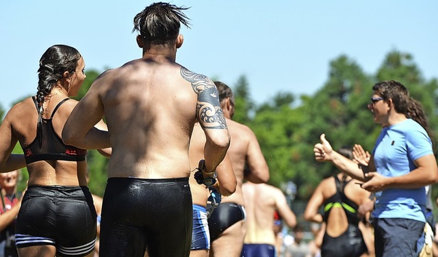 Am Sonntag gehrt der Flckiger See den Triathleten.   | Foto: Lucas Roth