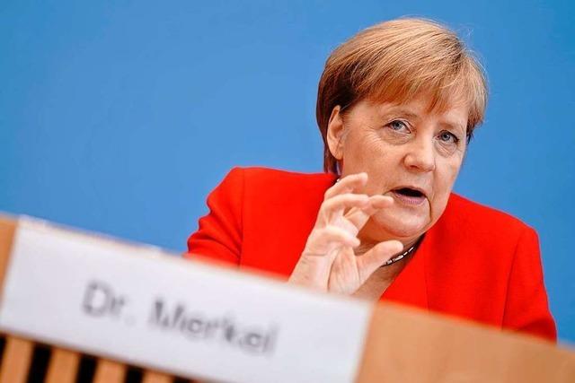 Merkel verurteilt Trumps Attacken gegen Demokratinnen