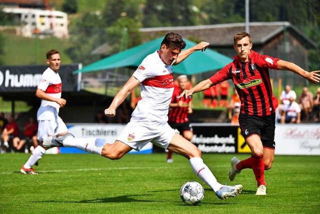 SC Freiburg verliert Testspiel gegen Zweitligisten VfB Stuttgart  | Foto: Achim Keller