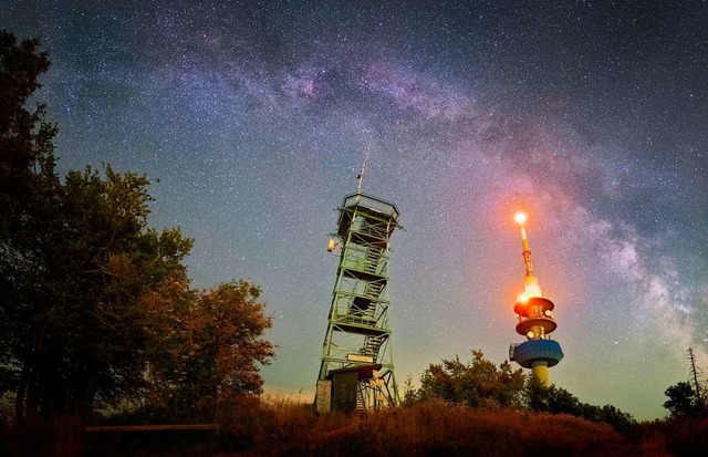 Die Sommermilchstrae, vom Hochblauen aus gesehen.  | Foto: Achim Schaller