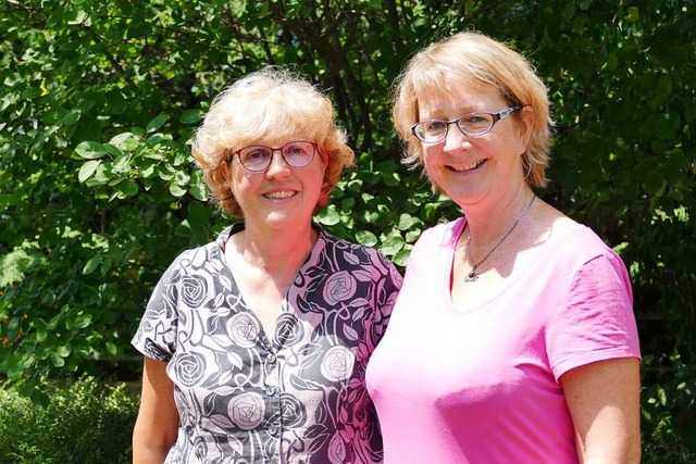 Monika Bringe und Silvia Steimle-May von der Sozialstation Schopfheim  | Foto: Sarah Trinler