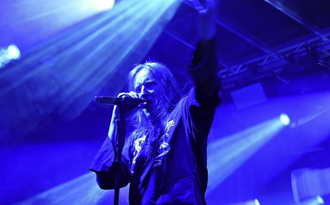 Jari Menp und &#8222;Wintersun&#8220; schlossen das Festival.  | Foto: Nicolai Kapitz