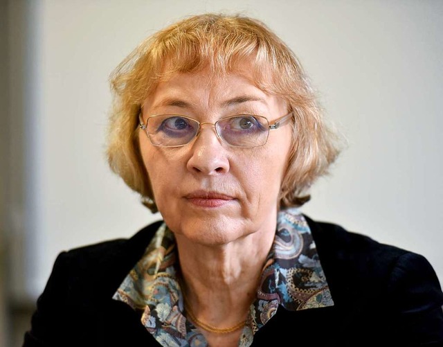 Die Journalistin Susanne Wetterich wur...nde der Frauen-Union im Land gewhlt.   | Foto: Jan-Philipp Strobel (dpa)