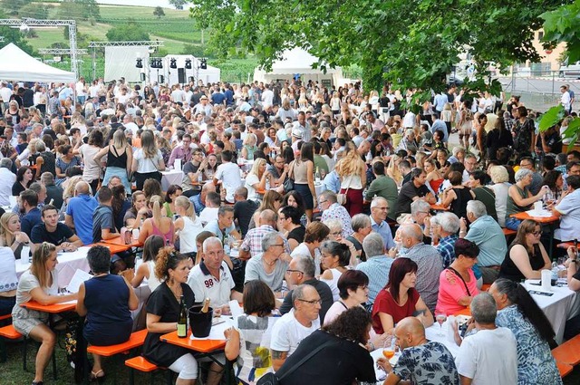 Alles passte beim 21. Sektfestival in Efringen-Kirchen &#8211; sogar das Wetter.  | Foto: Jutta Schtz