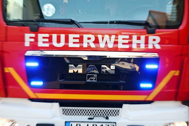 Die Feuerwehr war am Sonntagabend in der Breisgaustrae im Einsatz.  | Foto: Bastian Henning