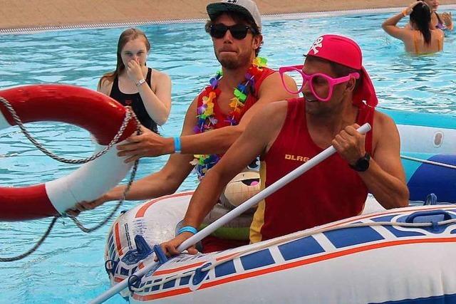 Fotos: Die Beachparty des DLRG im Kanderner Freibad