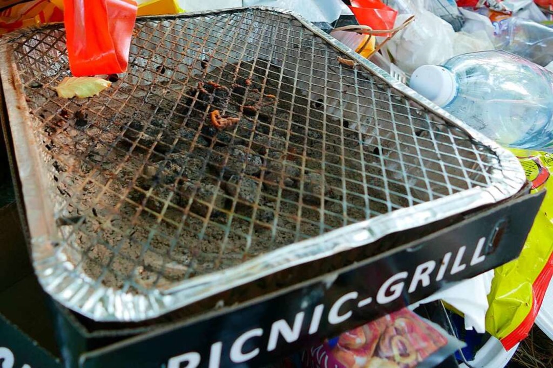 Sieht harmlos aus, ist aber eine Umweltsnde: der Einweggrill.  | Foto: Victoria Langelott
