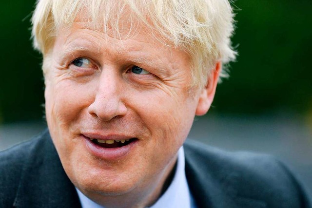 Boris Johnson zieht in die Downing Street, Hausnummer 10.  | Foto: Neil Hall (dpa)