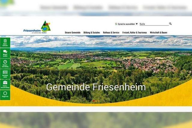 Die Gemeinde Friesenheim ist ab Donnerstag wieder online