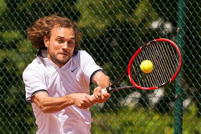 Als Tennisjunior schlug Oliver Bhler Stanislas Wawrinka.  | Foto: Markus Schchtele