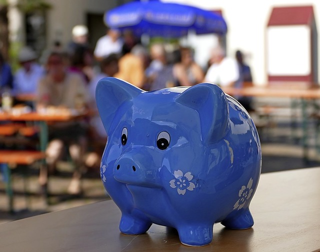 Auch das Spendenschwein der Badischen ...ieder fr den guten Zweck dabei sein.   | Foto: David Rutschmann