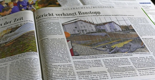 Der beanstandete BZ-Artikel.  | Foto: Sophia Hesser