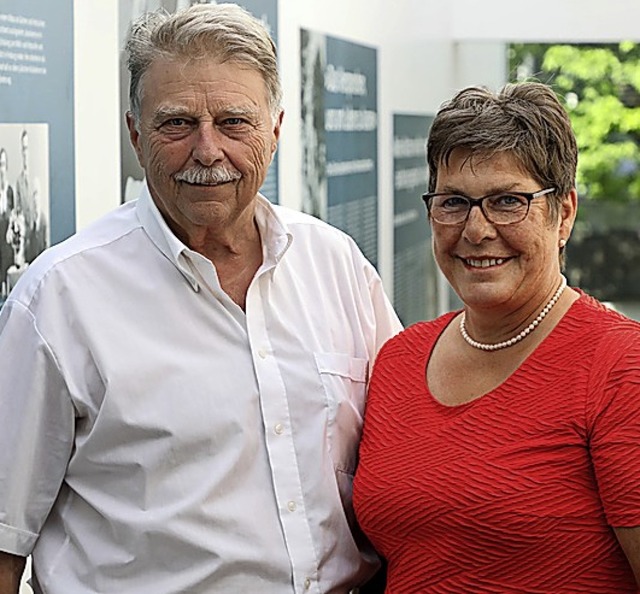 Karl Siefert und Gudrun Vetter  | Foto: Christoph Breithaupt