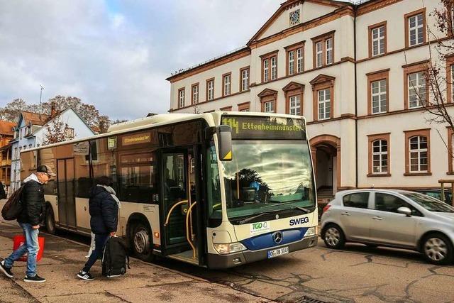 Der Stadtbus ist wenig nachgefragt