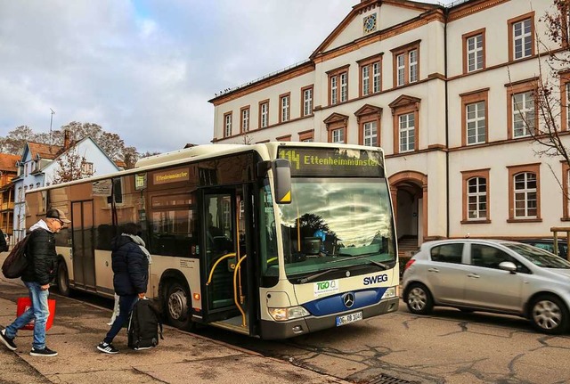 Die Linie 114 zwischen Ettenheimmnste...chweier entwickelt sich laut SWEG gut.  | Foto: Sandra Decoux-Kone