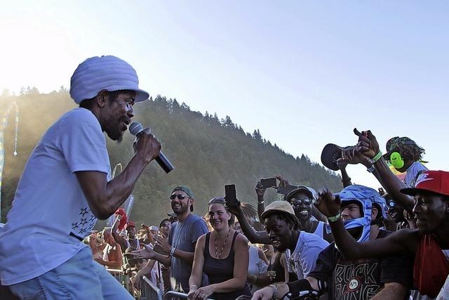 Tausende Reggaefans feiern am Waldsee