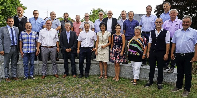 Der neue Gemeinderat von hlingen-Birk...nks) in eine neue Legislaturperiode.    | Foto: suedkurier