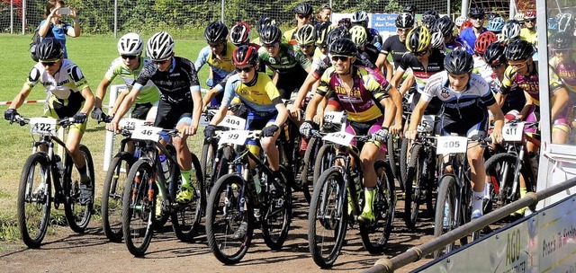 Der Radsportverein Niederhof ist Organ...rathon 89 Mountainbiker an den Start.   | Foto: Reinhard Herbrig