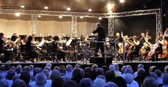 Das Philharmonisches Orchester Freibur...ke von Smetana, Beethoven und Berlioz.  | Foto: Hans Jrgen Kugler