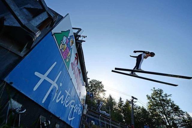 In Hinterzarten findet am Wochenende das Sommerskispringen statt