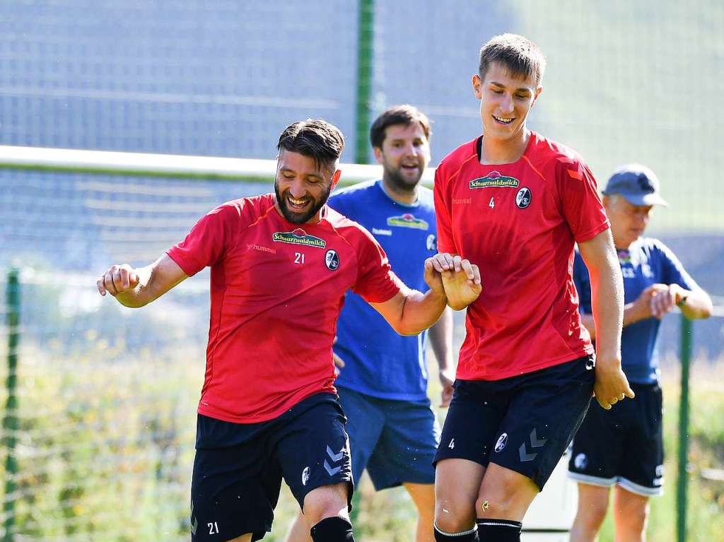 Der SC Freiburg bereitet sich in Schruns auf die Bundesliga-Saison vor.