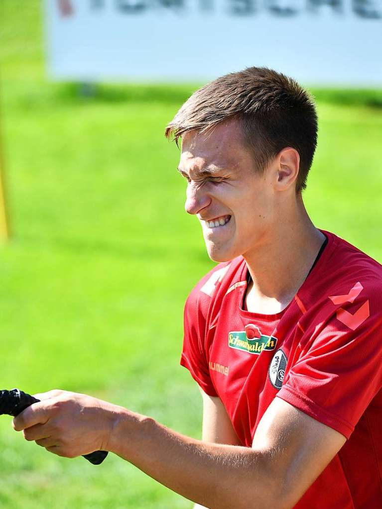 Der SC Freiburg bereitet sich in Schruns auf die Bundesliga-Saison vor.