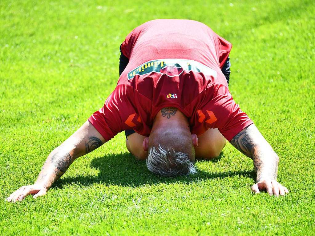 Der SC Freiburg bereitet sich in Schruns auf die Bundesliga-Saison vor.