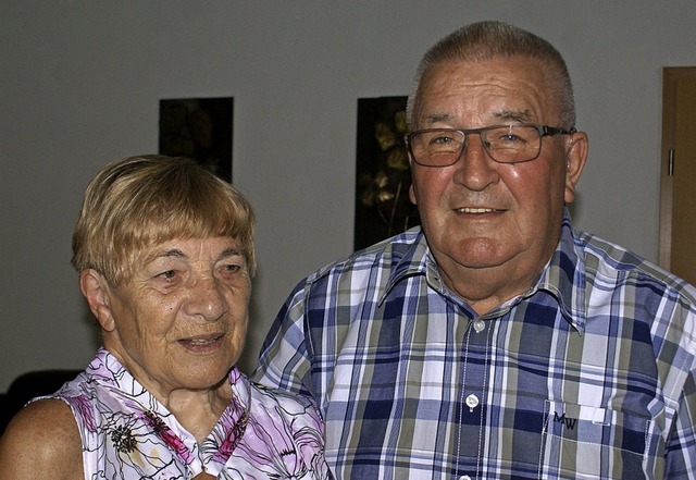 Ilse und Gerhard Nemitz sind seit 60 Jahren verheiratet.    | Foto: Werner Probst
